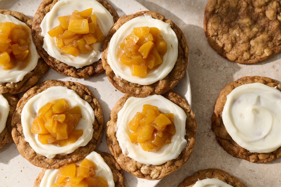 Bourbon and Brown Butter Peach Cookies