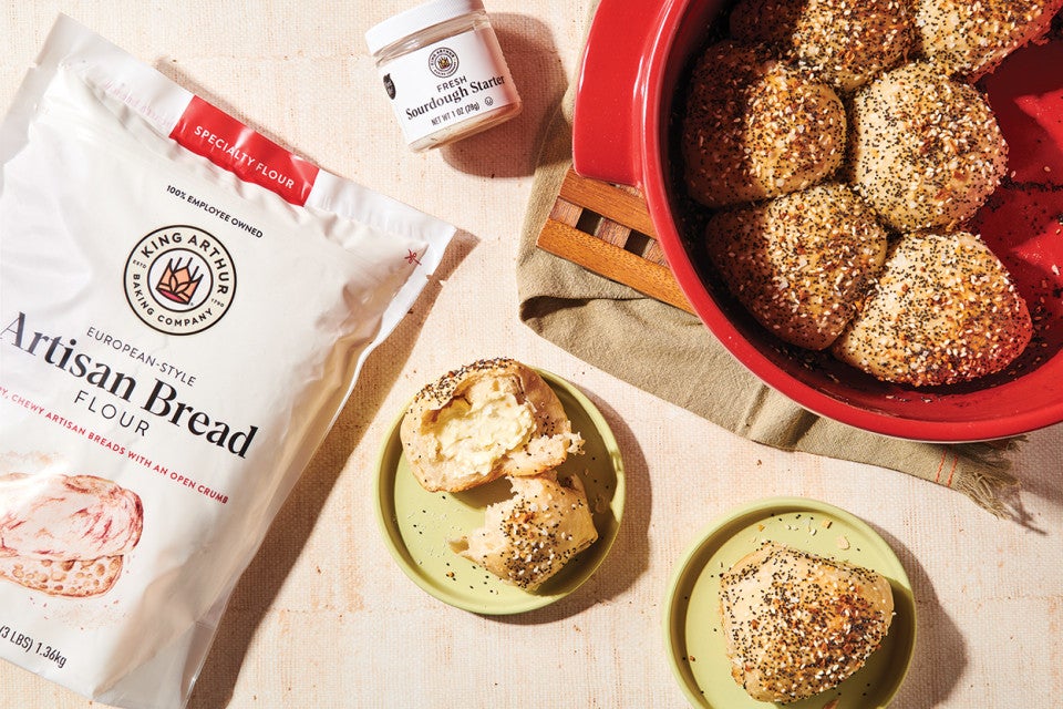 Chewy Sourdough Rolls 