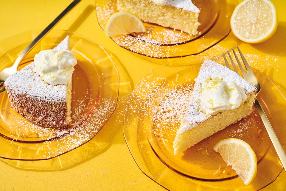 Meyer Lemon Chiffon Cake 