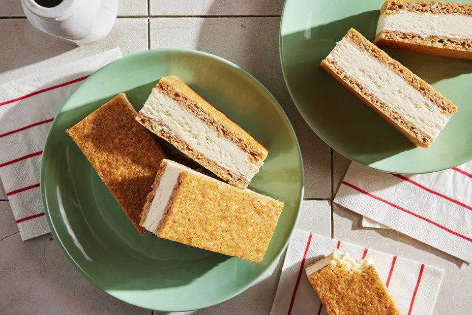 Homemade Strawberry Ice Cream Sandwiches