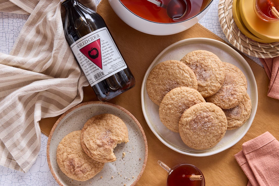 Apple Cider Snickerdoodles