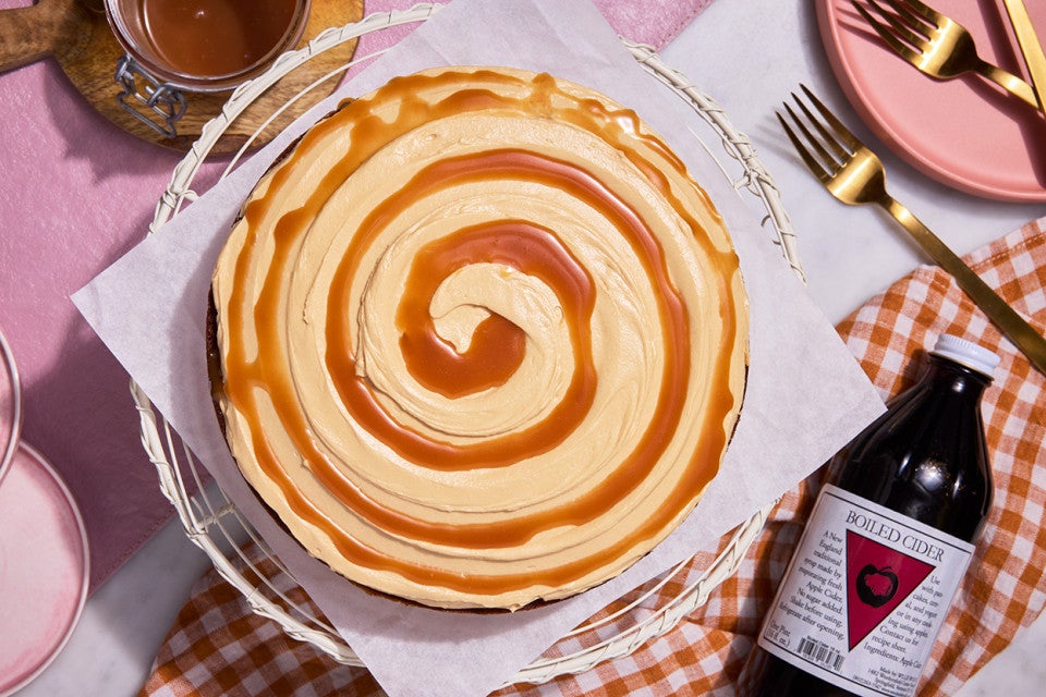 Whipped Caramel Apple Cake 