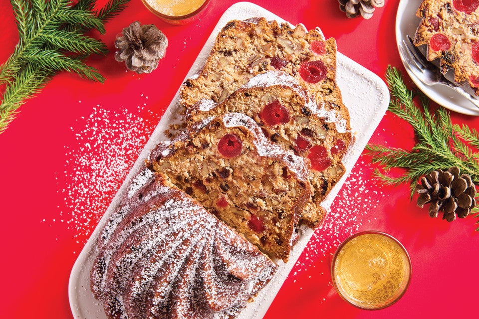 Orange-Cranberry-Nut Fruitcake