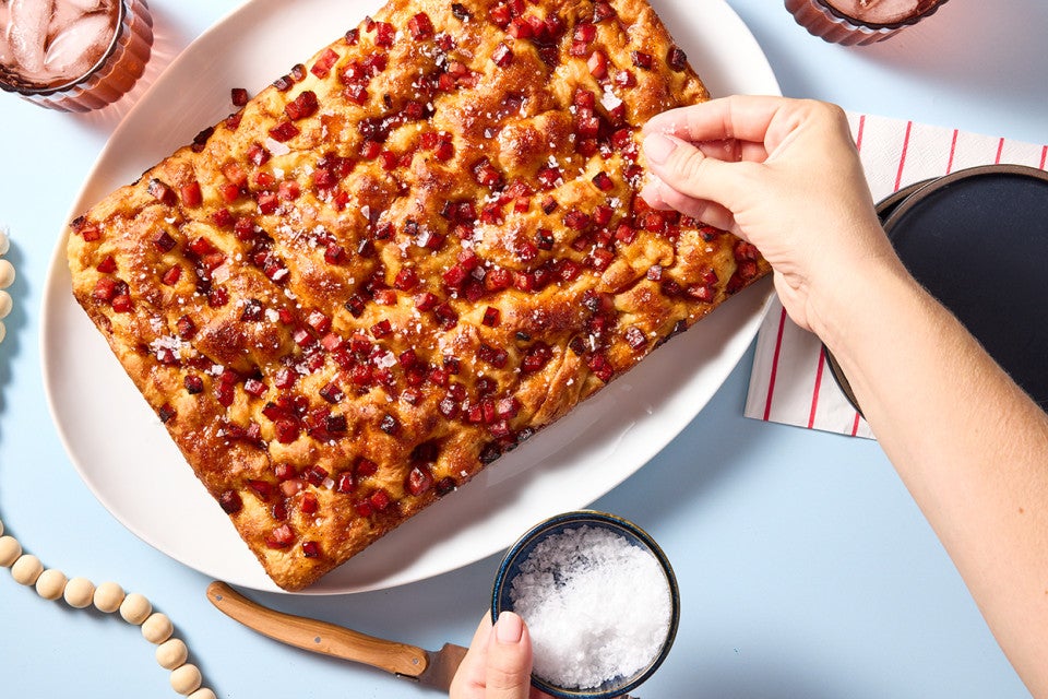 Christmas Ham Focaccia 