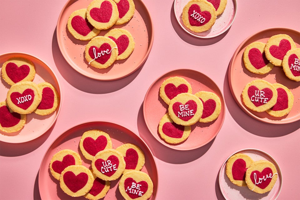 Slice-and-Bake Valentine Cookies
