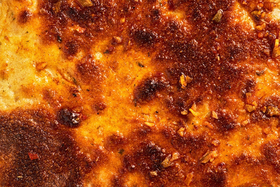 Chili Crisp Cottage Cheese Flatbreads