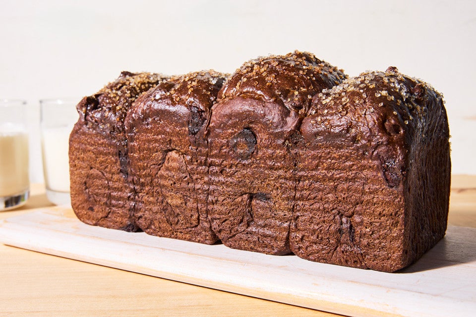 Loaf of Chocolate Milk Bread
