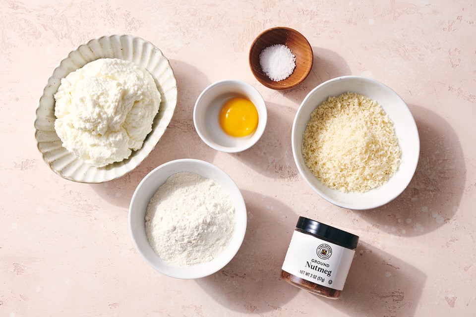Ricotta Gnocchi ingredients
