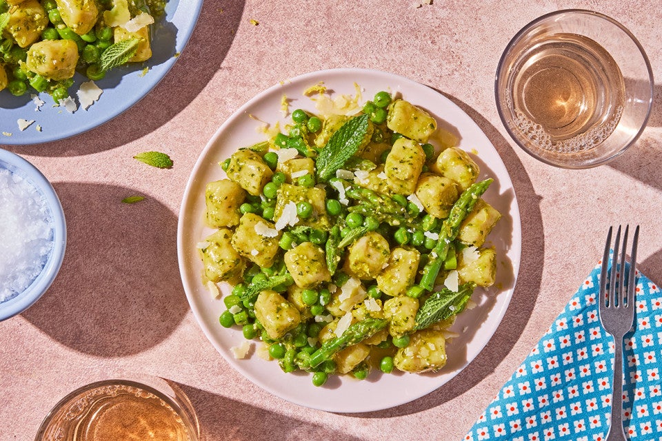 Easy Ricotta Gnocchi on a plate