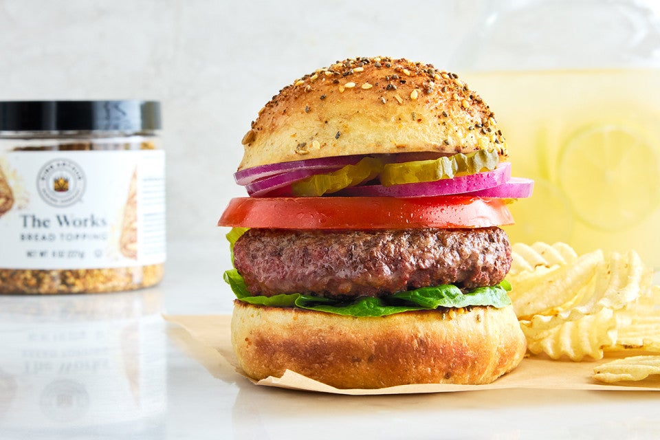 A hamburger