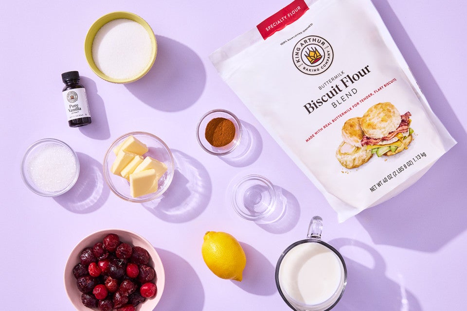 Buttermilk Biscuit Cherry Cobbler ingredients