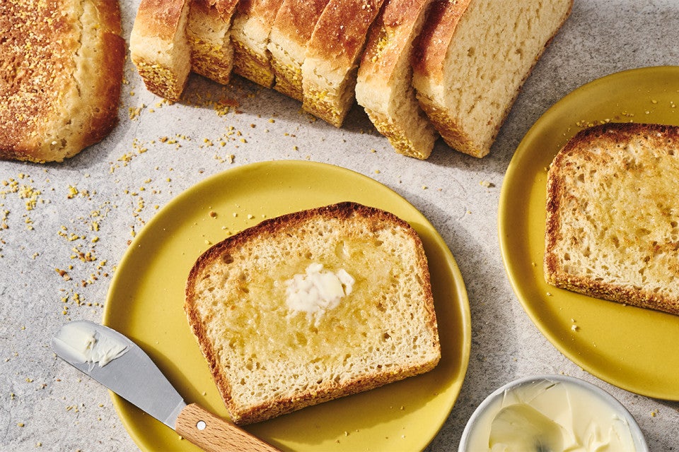 English Muffin Toasting Bread on a plate