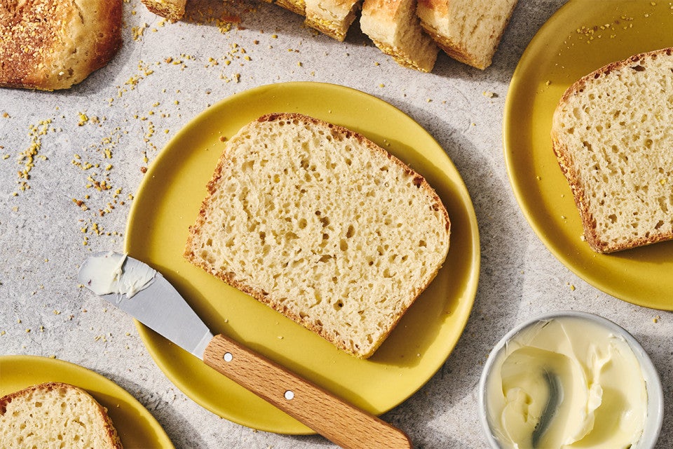 English Muffin Toasting Bread on a plate