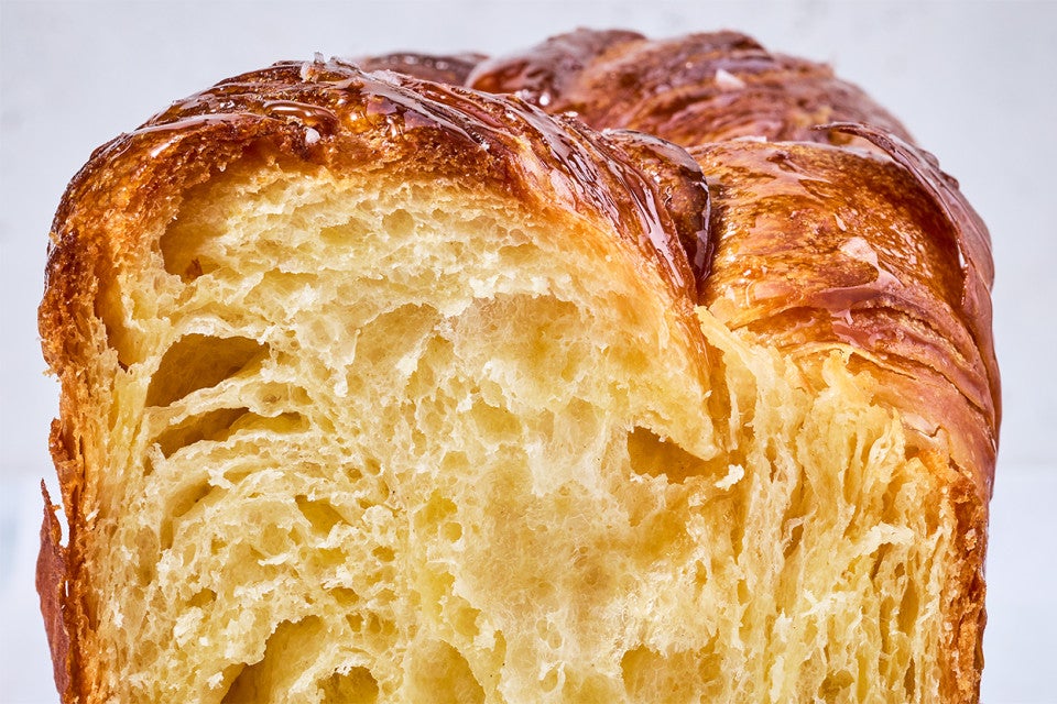 Interior shot of Laminated Challah 