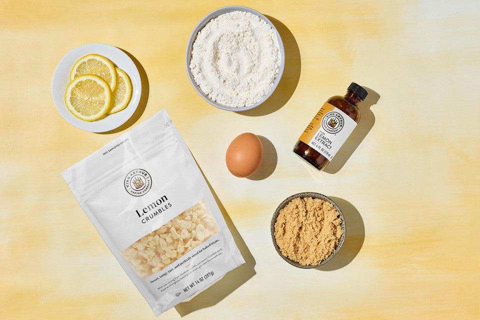 Ingredients to make Alex Roberts Lemo Citrus Blondies.