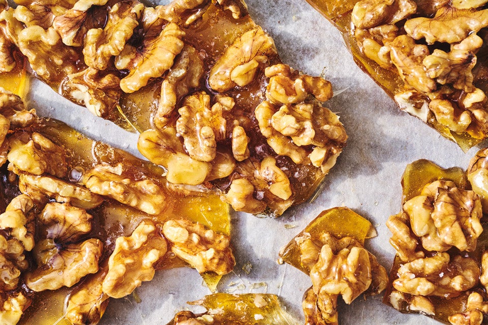 Walnut brittle detail.