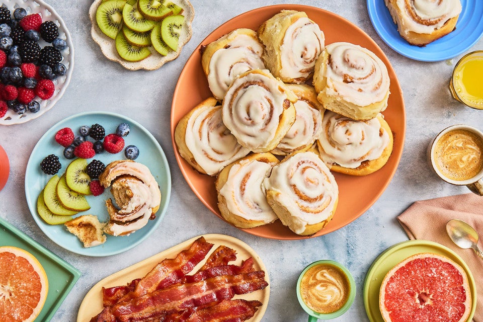 Cinnamon Rolls made with Soft Golden Roll and Bun Mix Kit