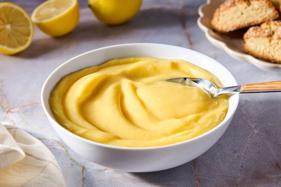 Lemon Curd in a bowl