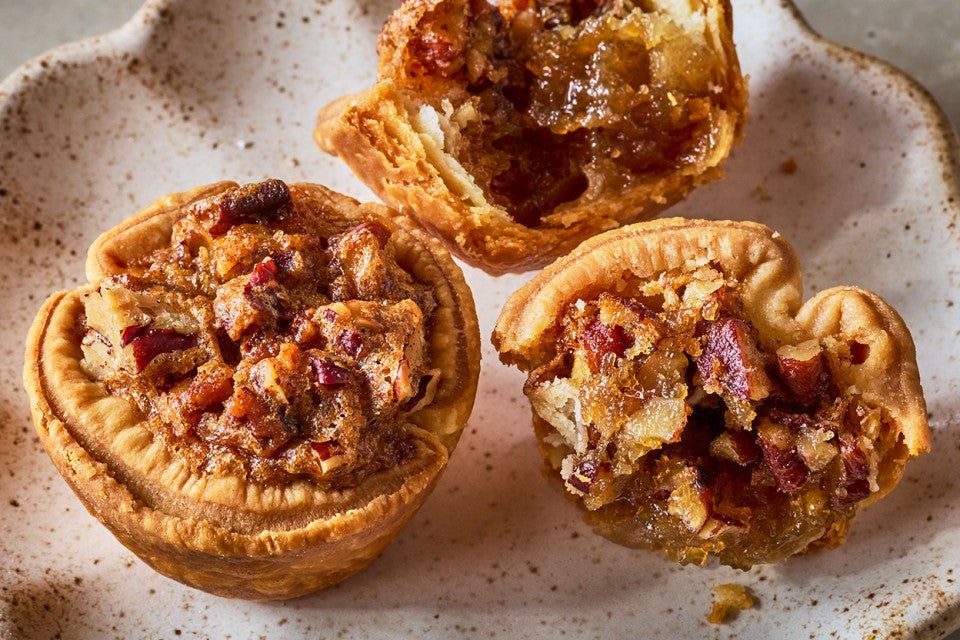 Close up of Pecan Tassies