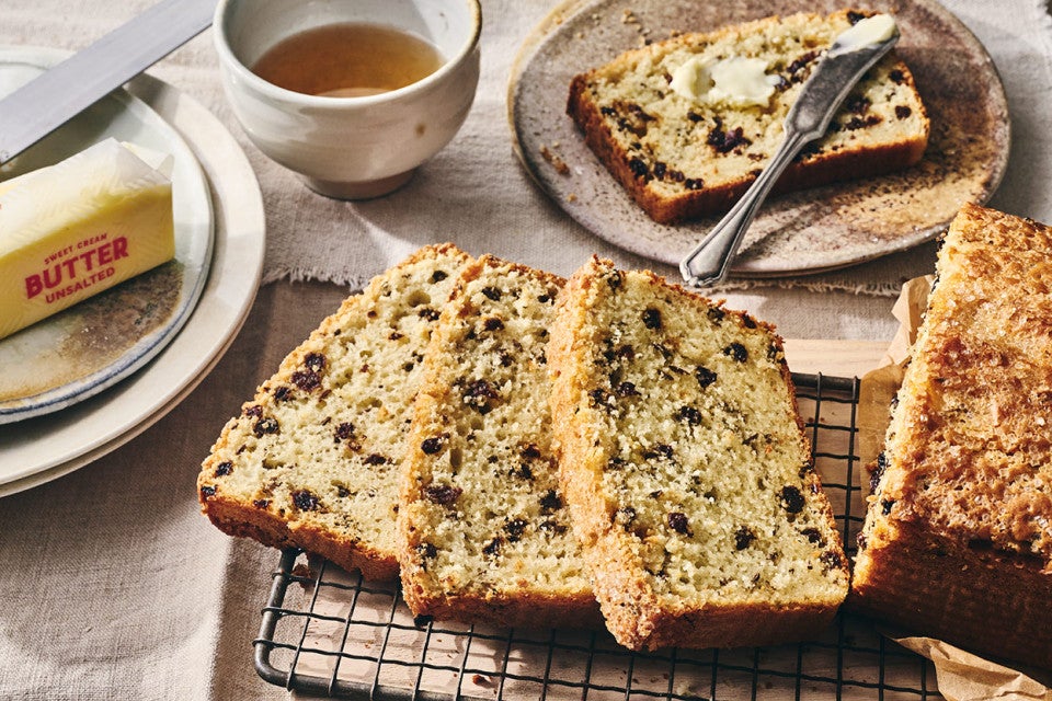 American Irish Soda Bread sliced on a plate