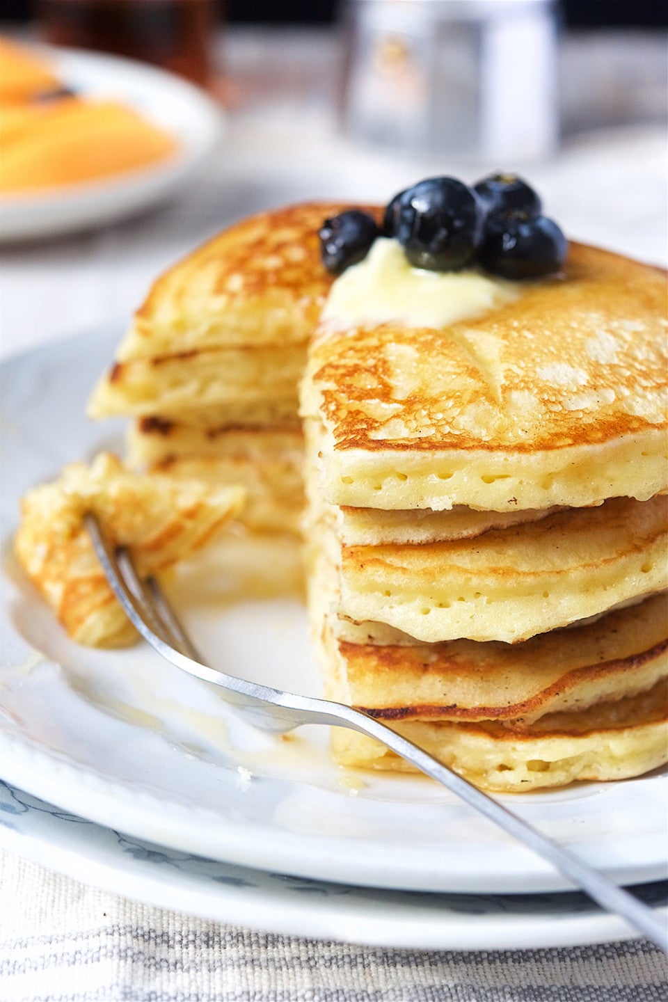 Simply Perfect Pancakes seen from the side