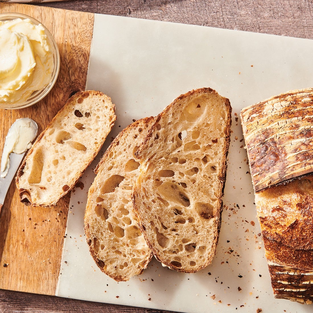 Intro to Sourdough sliced up