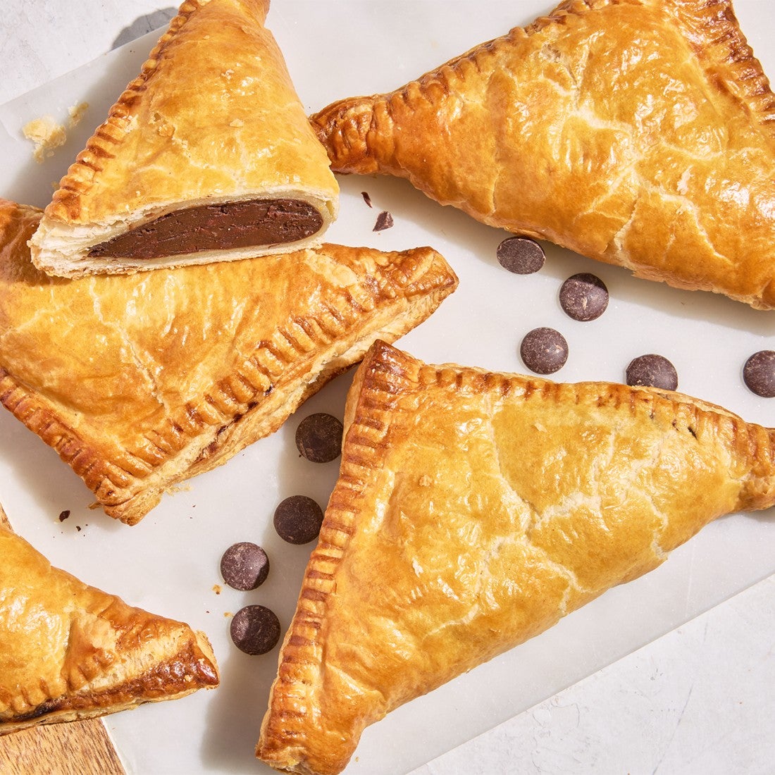 Chocolate turnovers