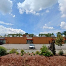 A view of the King Arthur Baking school in Burlington, Washington from the street.
