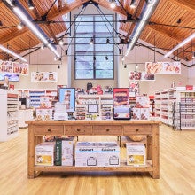 A view of the inside of King Arthur Baking's Norwich, VT store