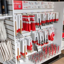 Baking tools on a store display in Denver, Colorado