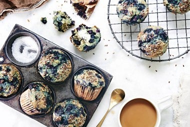 Blueberry Flax Muffins