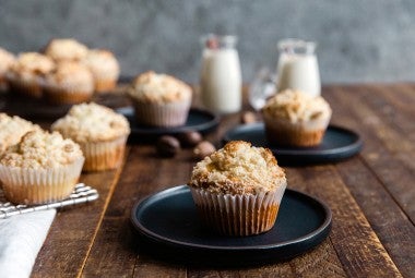 Easy Holiday Eggnog Muffins