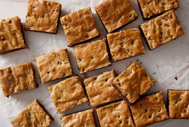 Organic Chewy Chocolate Chip Cookie Bars