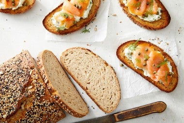 Pumpernickel-Rye Hearth Bread