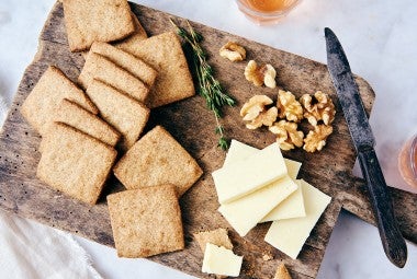 Brown Butter Rye Shortbread