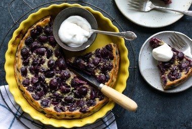 Easy Fresh Fruit Clafouti