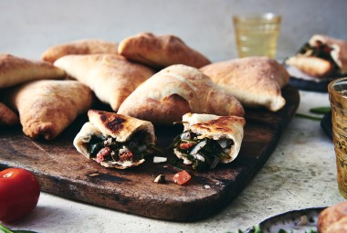 Spinach-Filled Lebanese Flatbreads
