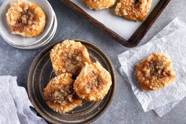 Vegan Caramel Apple Kolaches