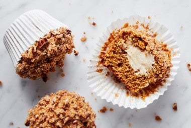 Gluten-Free Pumpkin and Cream Cheese Muffins