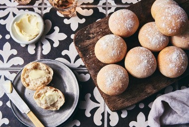 Refrigerator Dough for Quick Crusty Hard Rolls