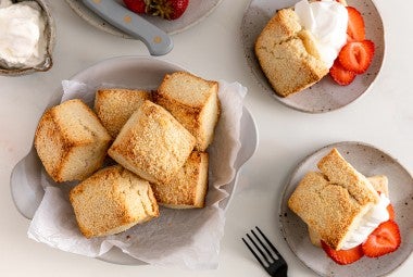 Almond Flour Shortcakes