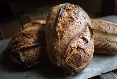 High-Hydration Whole Wheat Sourdough Bread