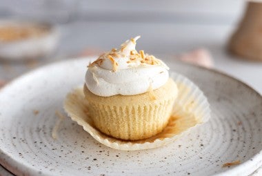 Coconut-Vanilla Bean Cupcakes