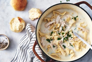 Shaker Chicken and Noodle Soup