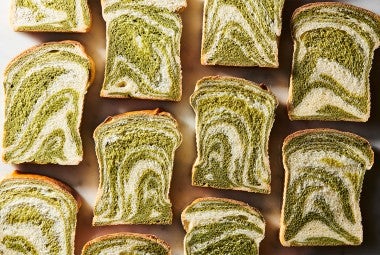 Marbled Matcha Milk Bread