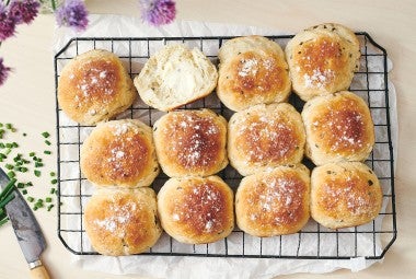 Sour Cream & Chive Potato Bread or Rolls