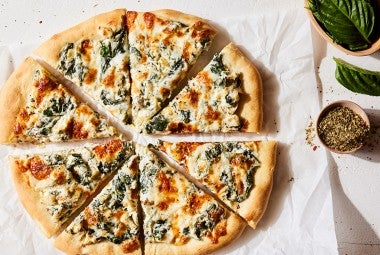 Spinach and Artichoke Pizza