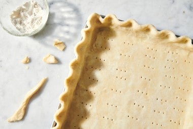 All-Purpose Flaky Pastry Dough in a tart pan