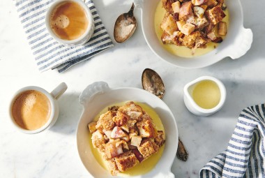 Apple-Nut Bread Pudding