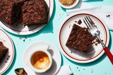 Triple Chocolate Coffee Cake